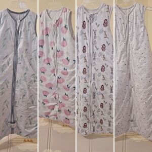 Set Of 1.0 Tog Sleep Sacks, Extra Long